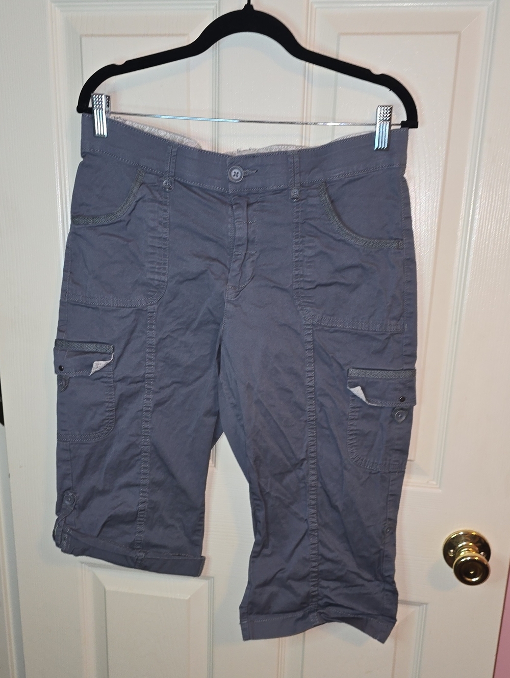 Lee‎ Women's Gray Cargo Capris